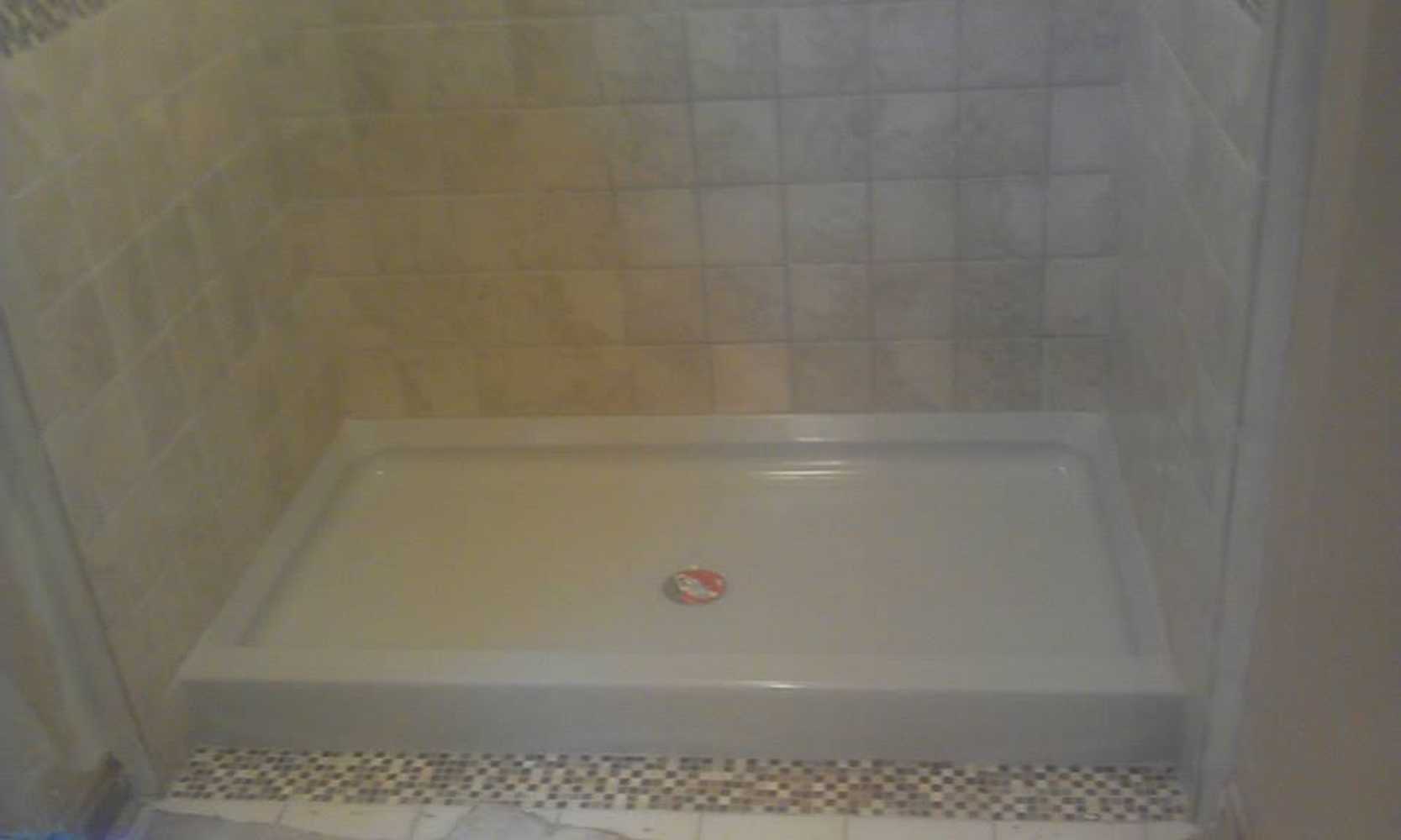 Ceramic Tile Shower Stall Build