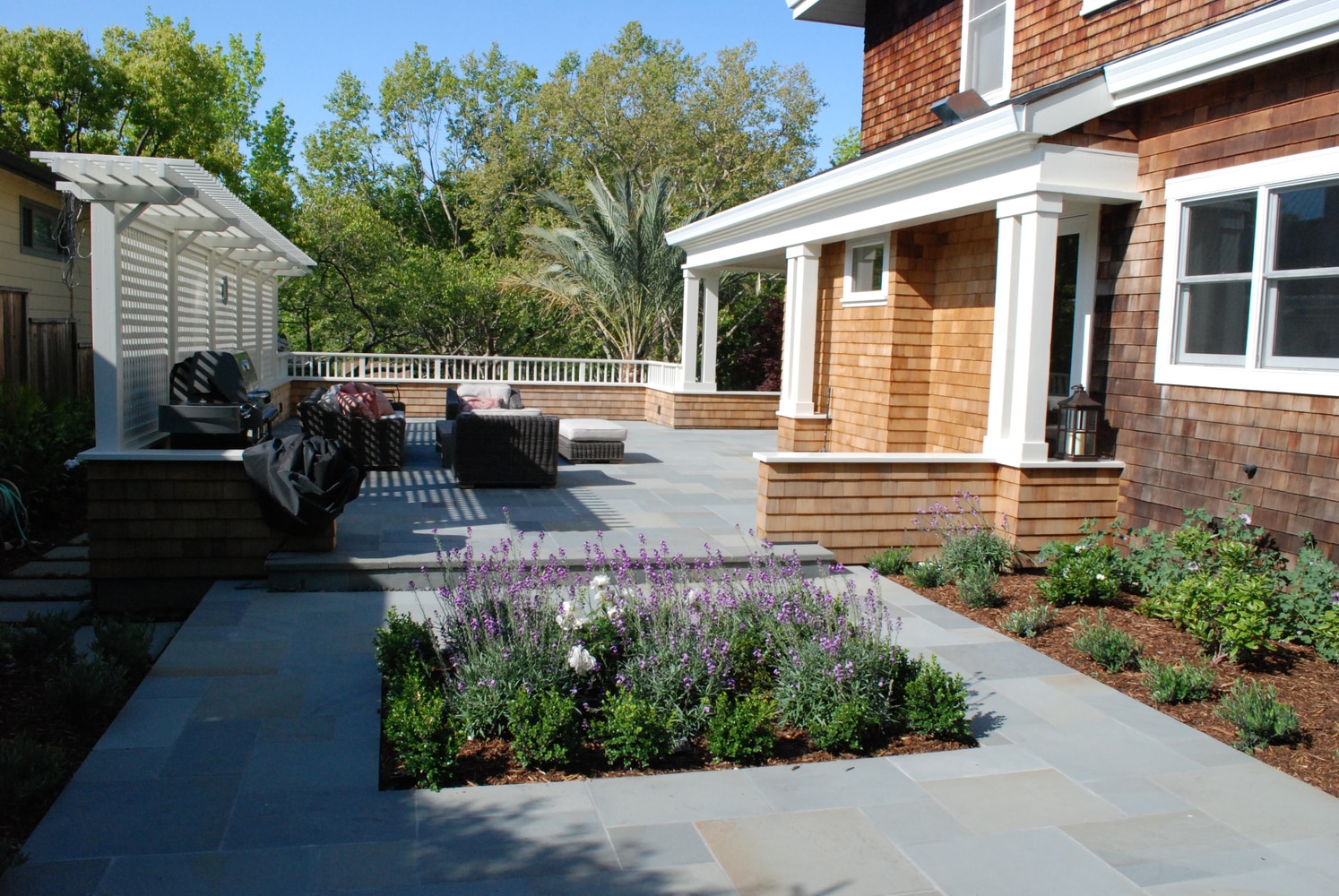 Addition and Retaining Walls for Marin County Home