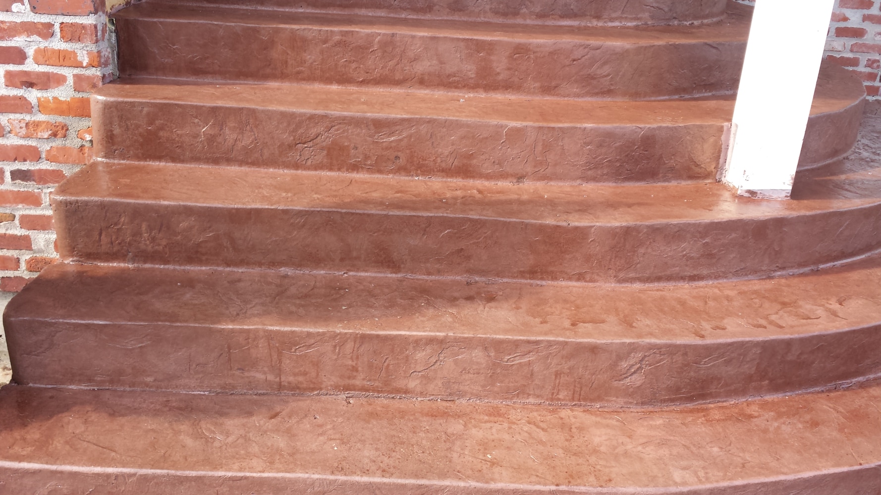 CONCRETE STAMPED STEPS