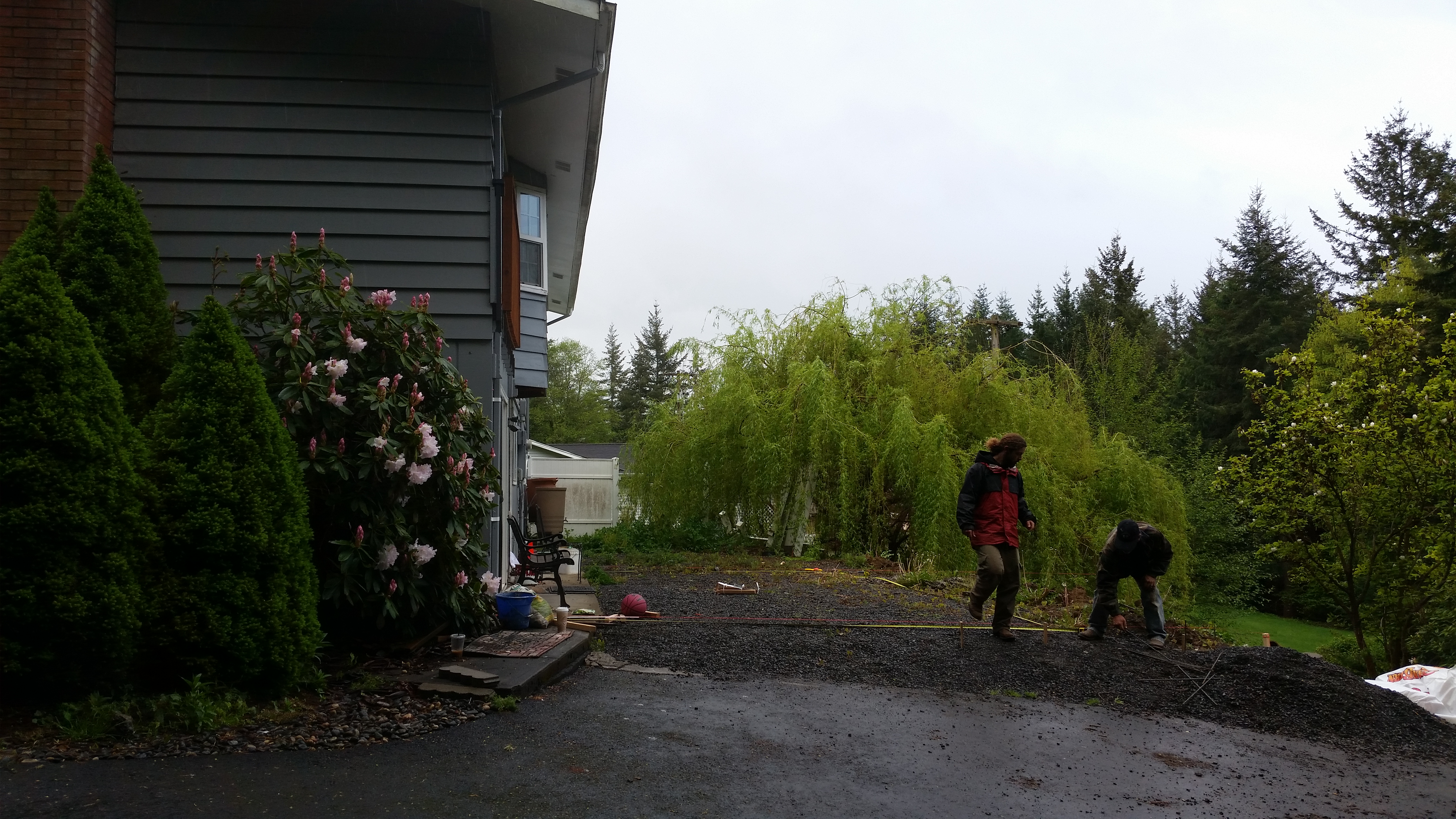 2nd Story Deck & Cover Progression pictures