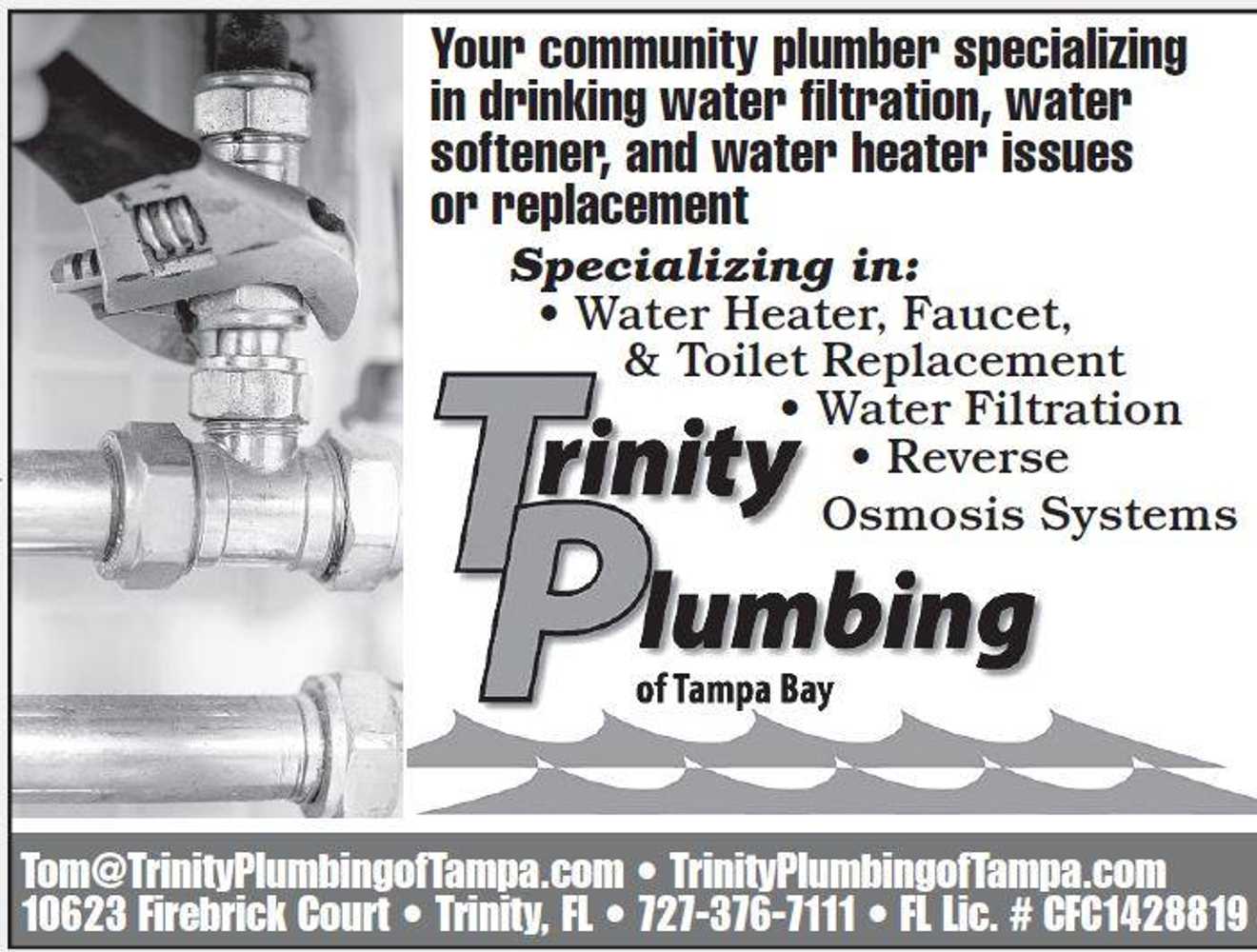 Photo(s) from Trinity Plumbing Of Tampa Bay Corp