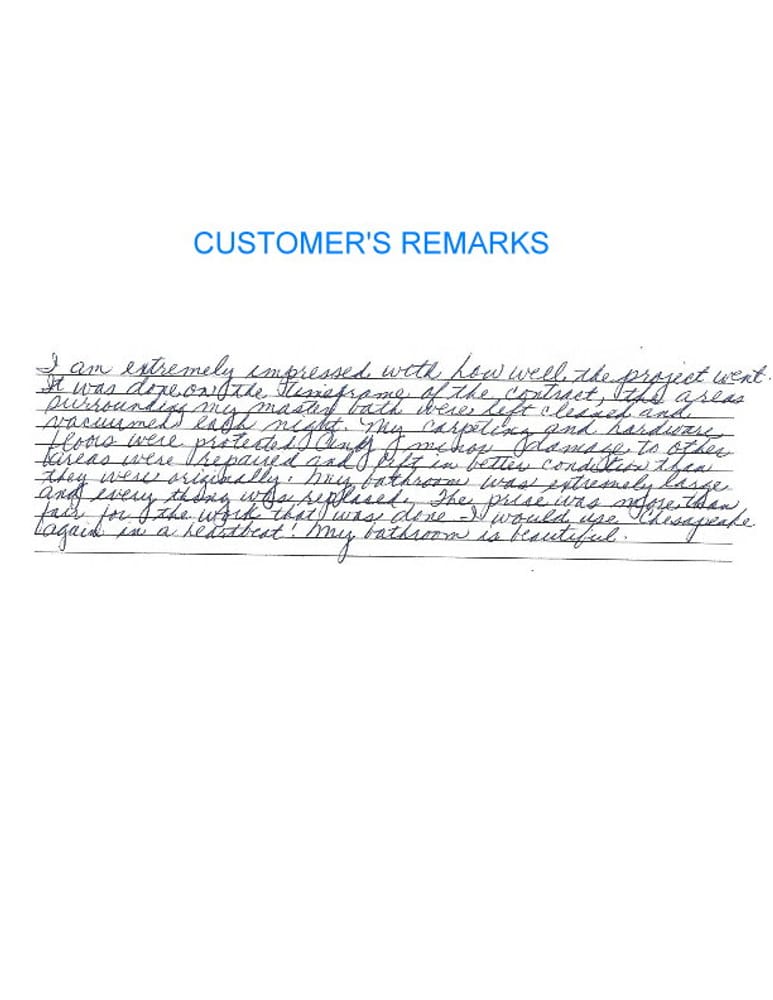 Newsome Master Bathroom Remodel