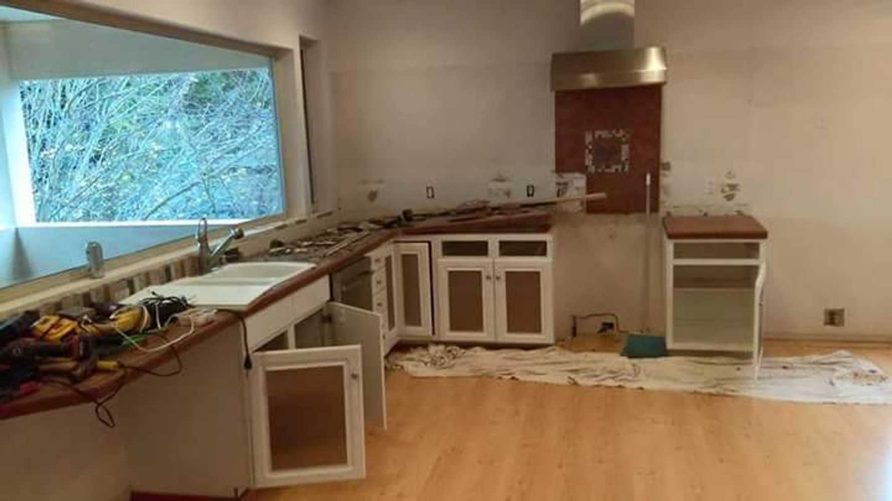 Kitchen Remodel/ Basement paint prep