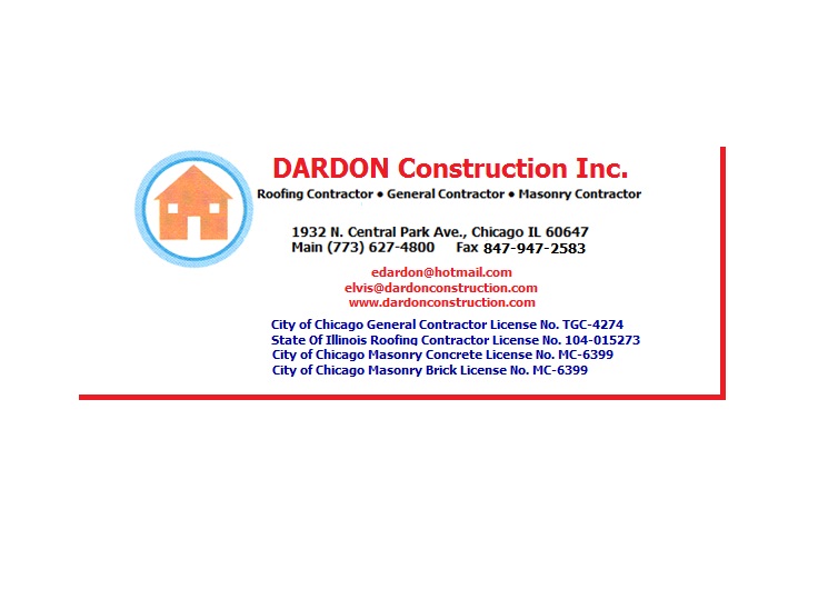 DARDON CONST. INC.