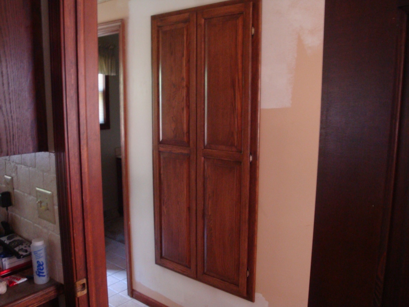Custome Build Cabinet In Hallway