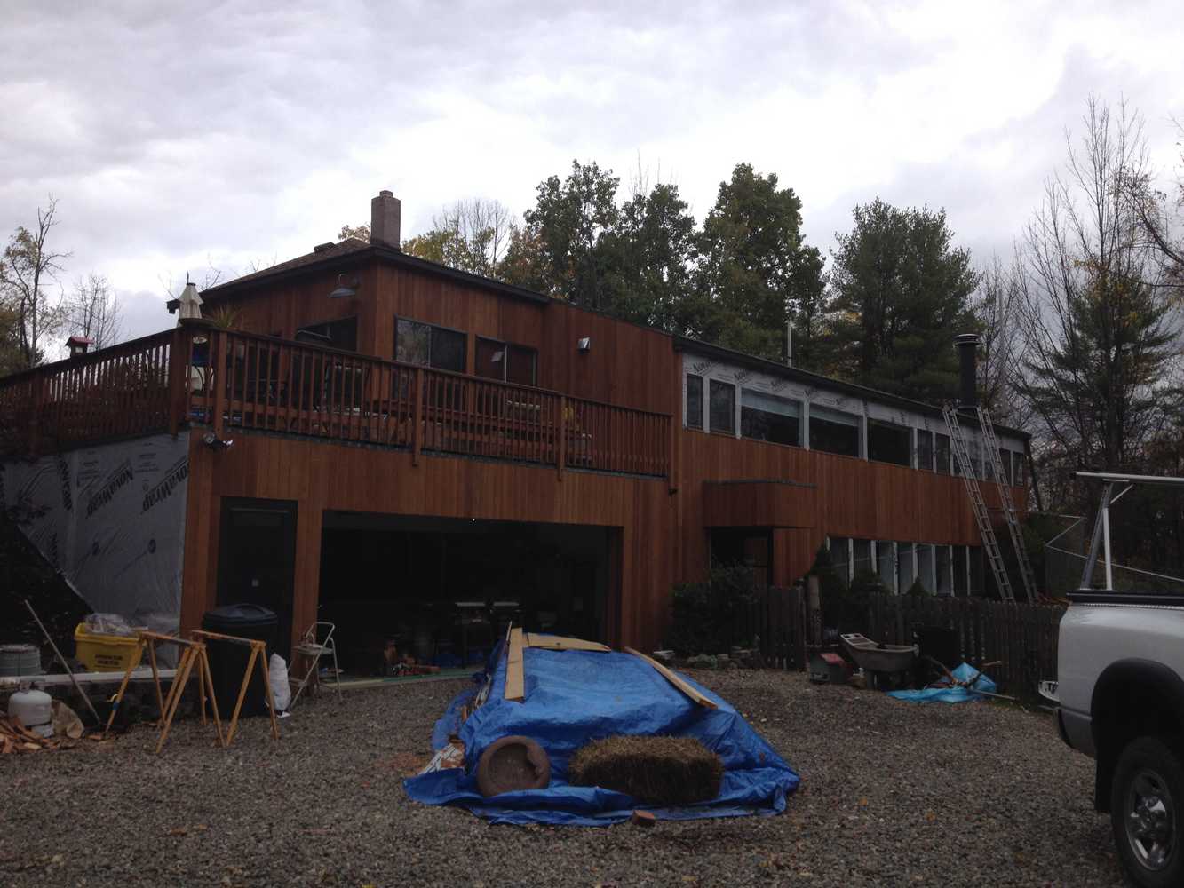 Cedar siding