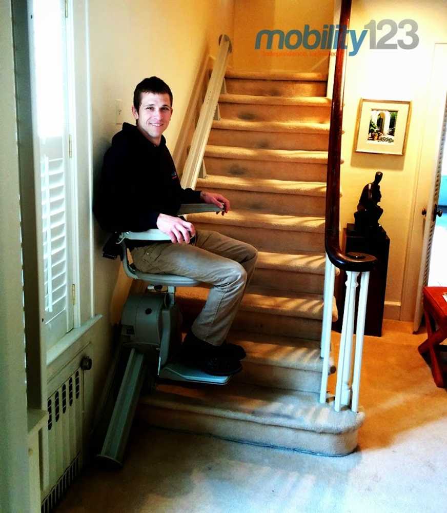 Mobility123 Stair Lift Projects | Straight Rail