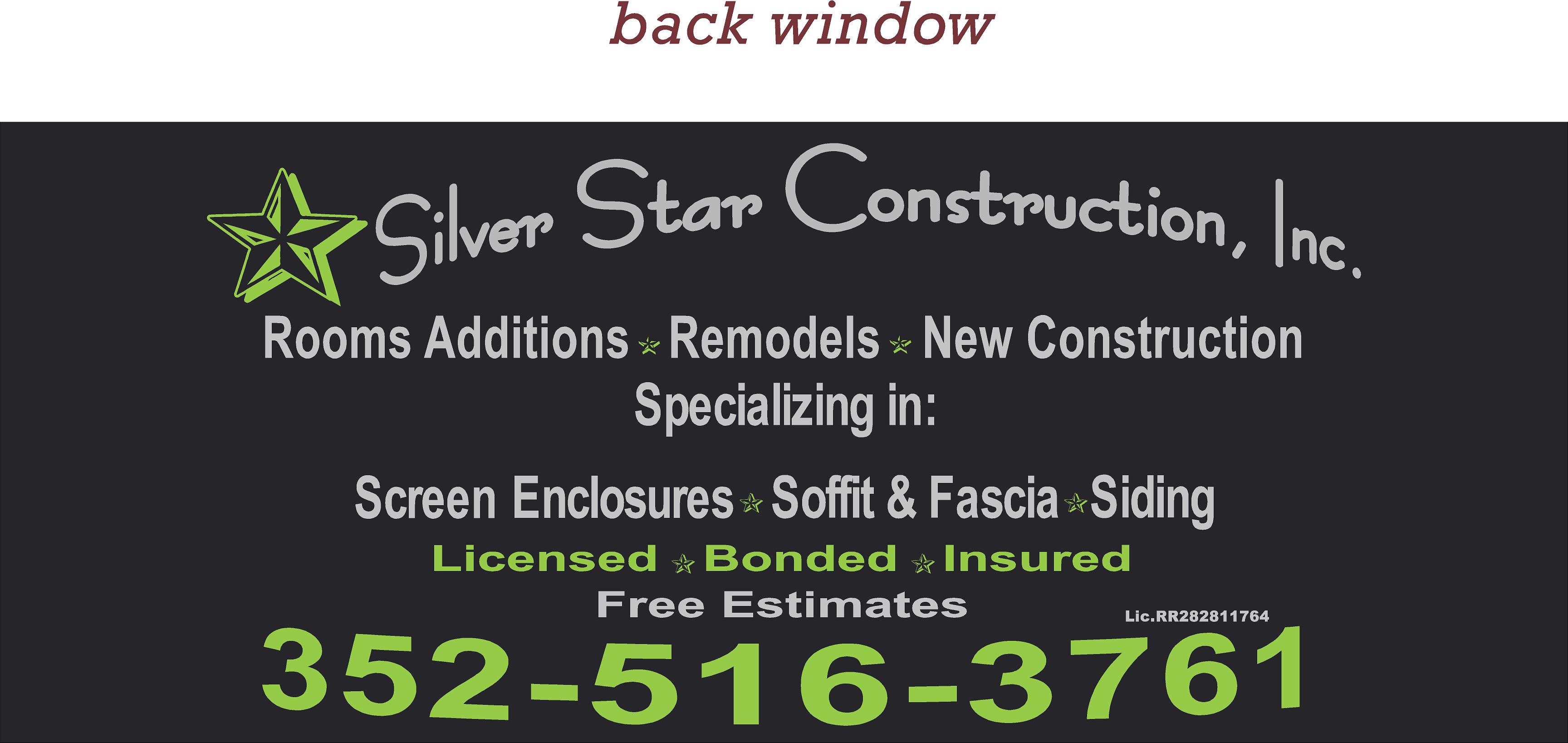 Silver Star Construction Inc