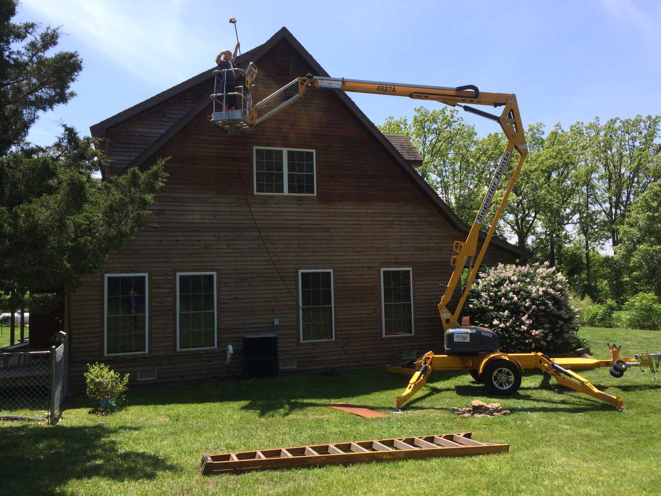 Exterior Refinishing, Decks, Fences, and home exteriors. 