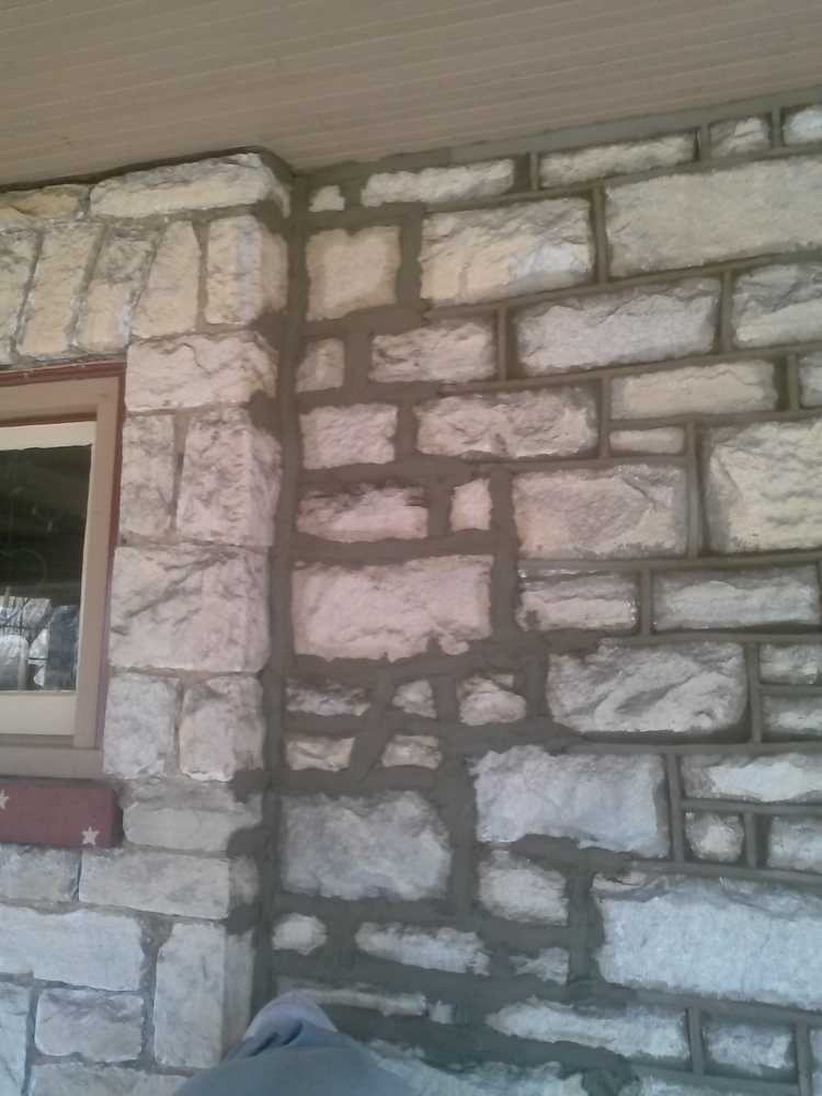 Stone Pointing - Ribbon Pointing