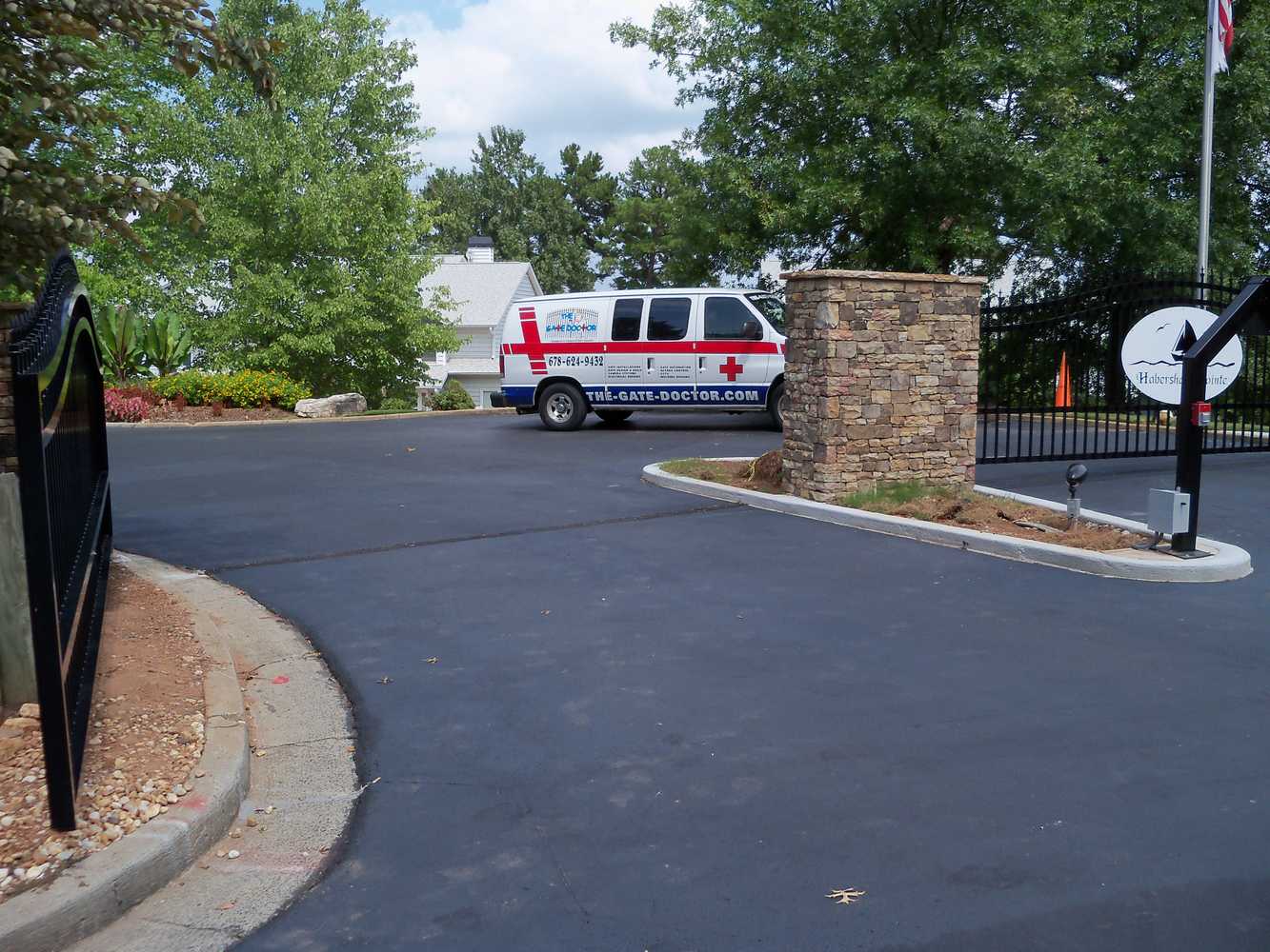 Residential Gates, Subdivision Entry gates, roadwork, stonework etc. Commercial gates