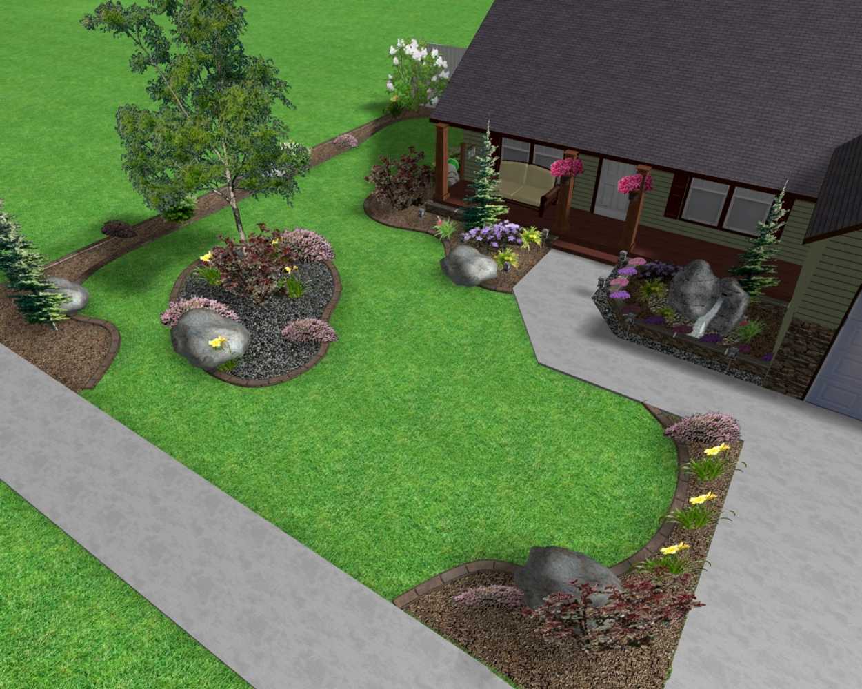 Curb Appeal Landscape Curbing pictures