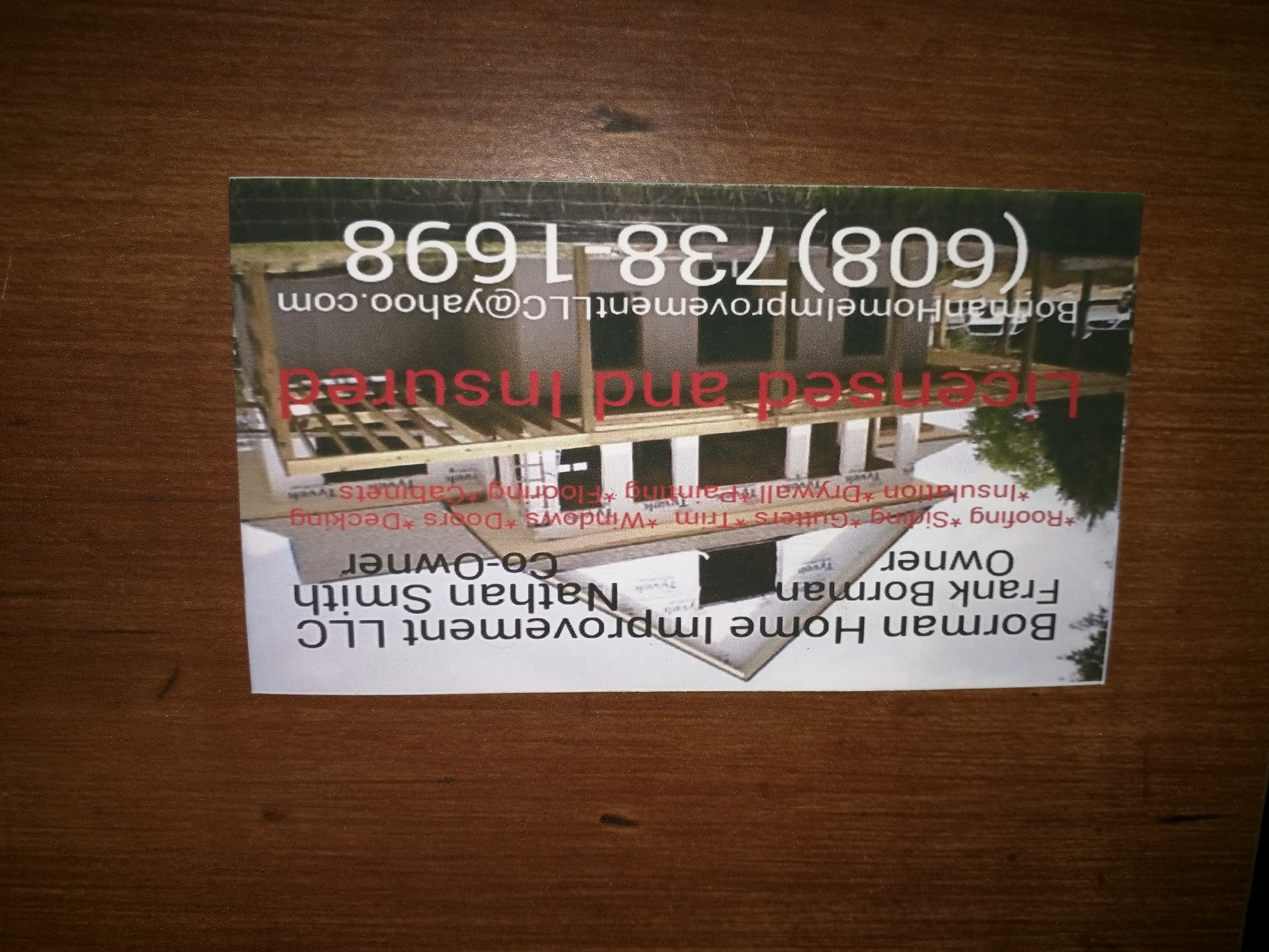 Borman Home Improvement LLC