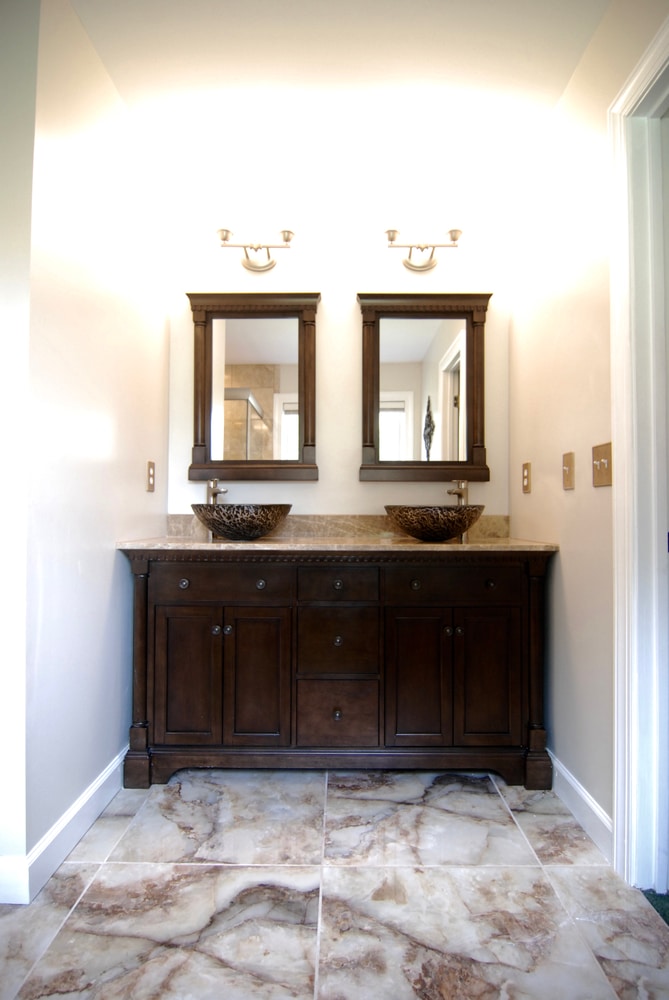 Custom Marble Shower & Glass