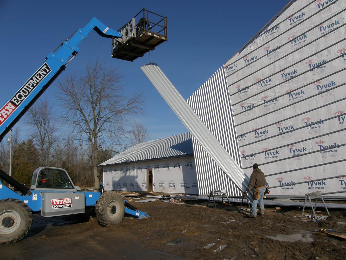 A Cottage gets a new foundation.
