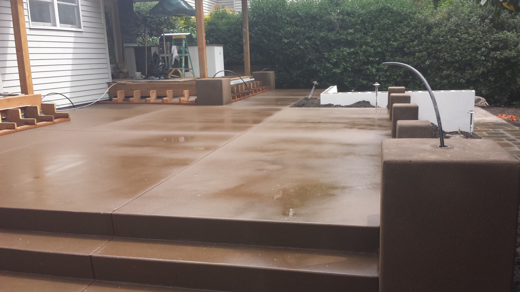 ACID WASH; CONCRETE PATIO