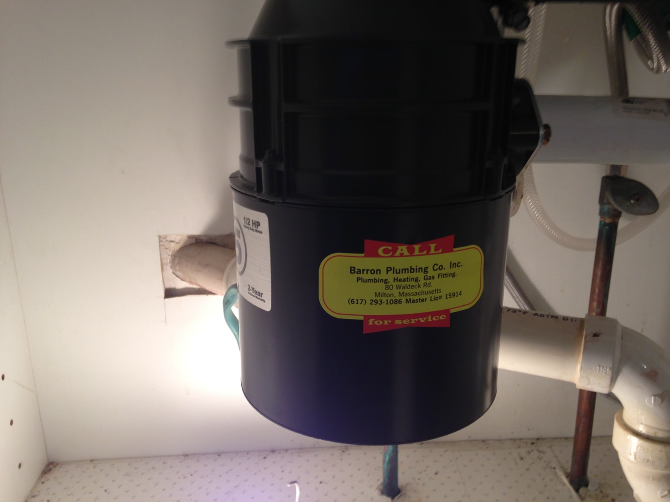 Barron Plumbing Co. Inc. Project