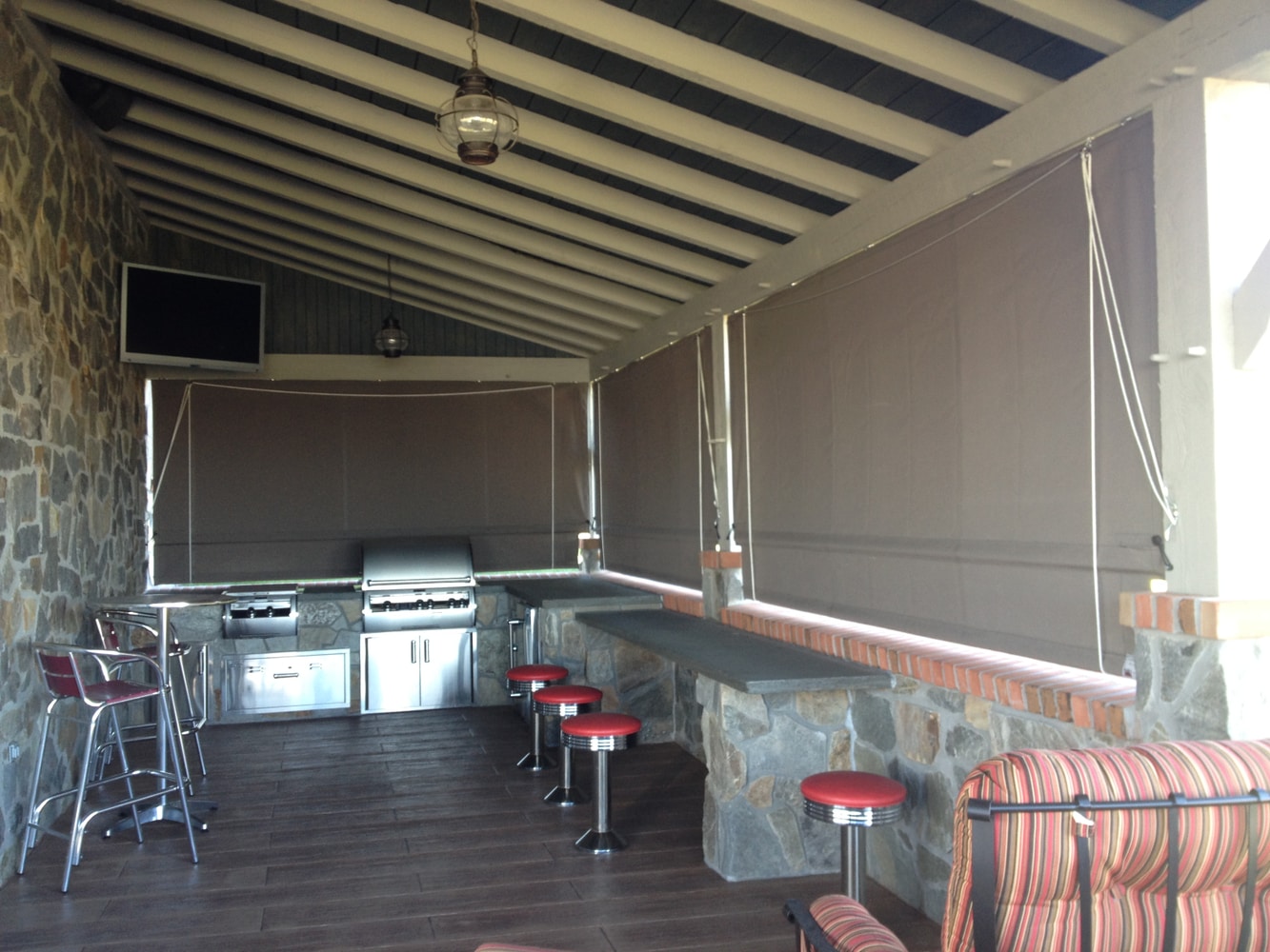 Drop Curtain Enclosures