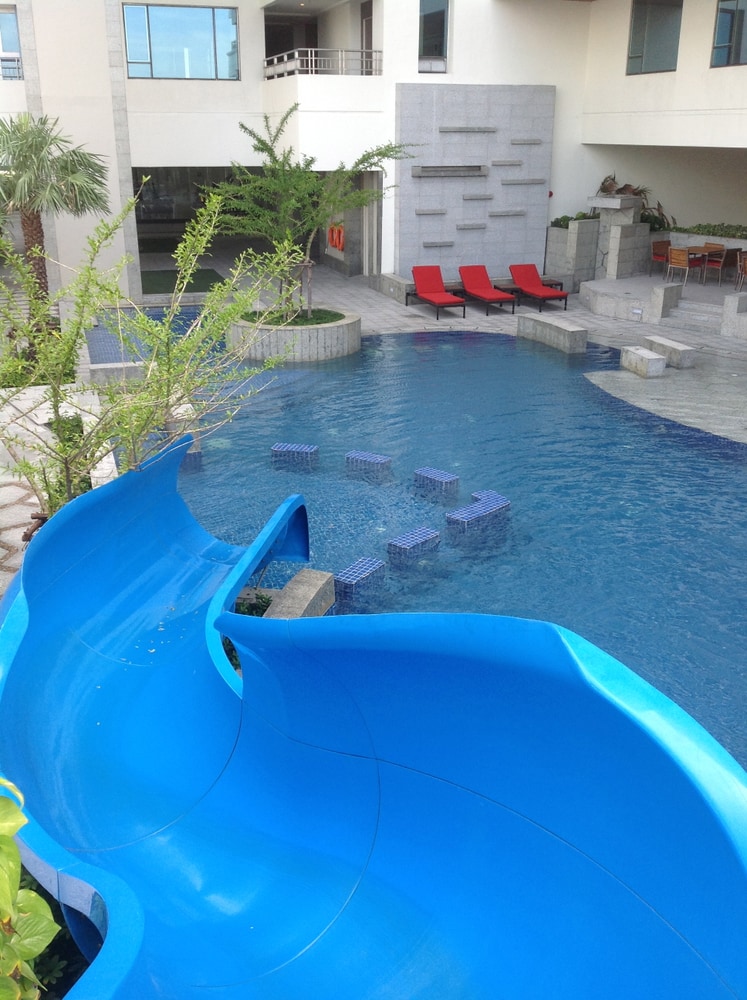 Hotel Pool, Spa, and Lobby