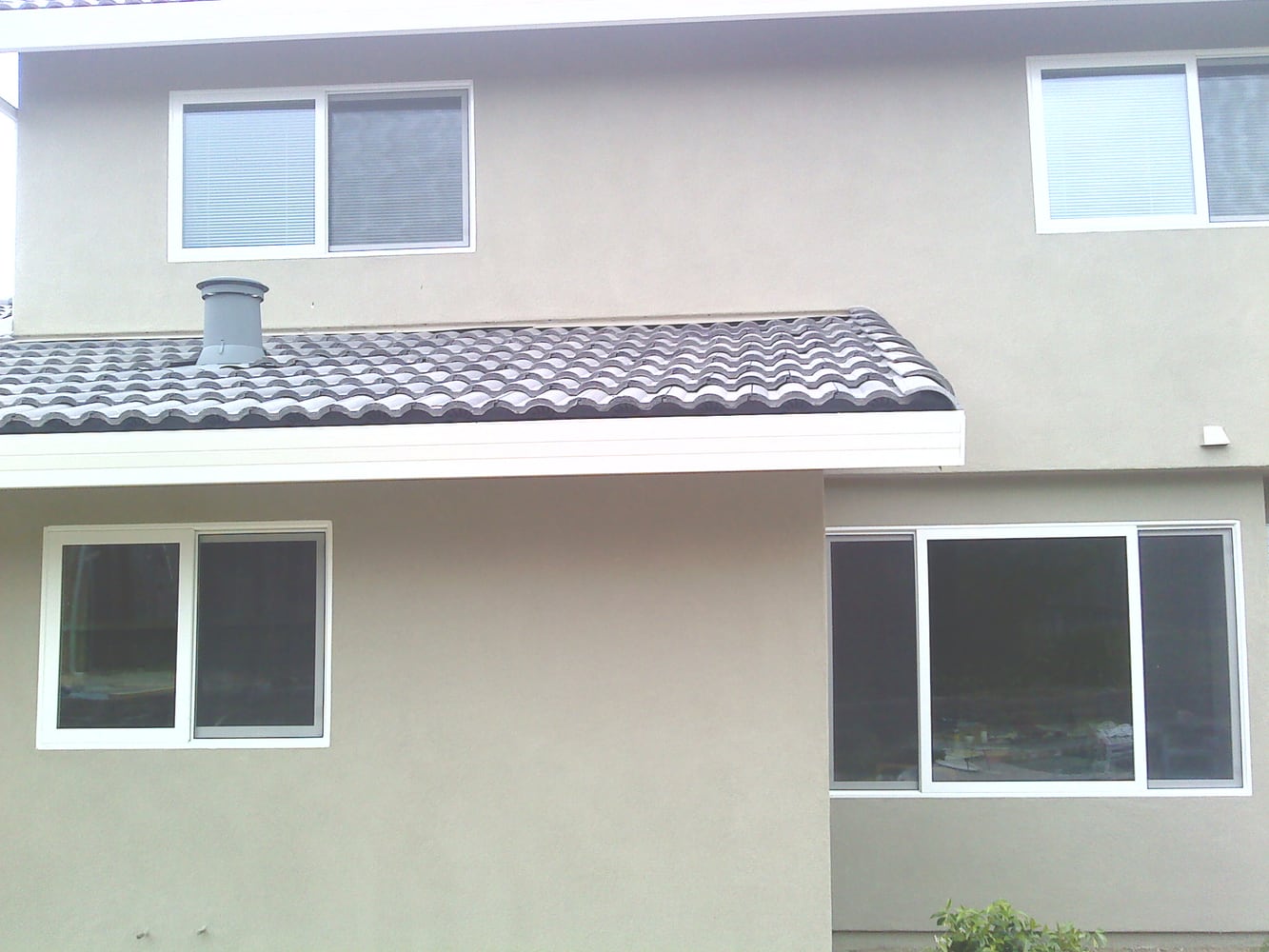 acrylic with sand finish