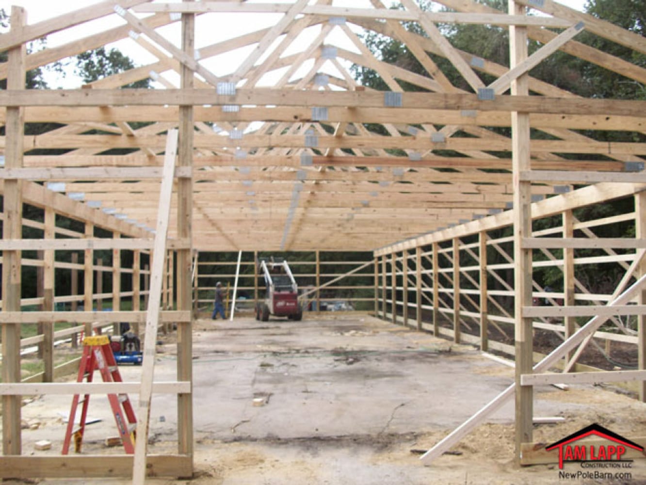 30'W x 90'L x 10'H Agricultural Pole Building in Freehold, New Jersey