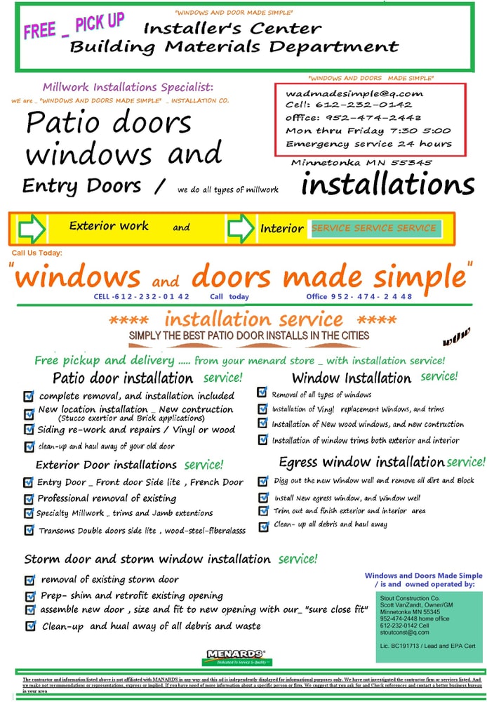 Photo(s) from Stout Construction