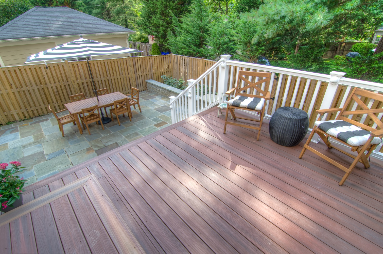 Backyard Deck and Patio