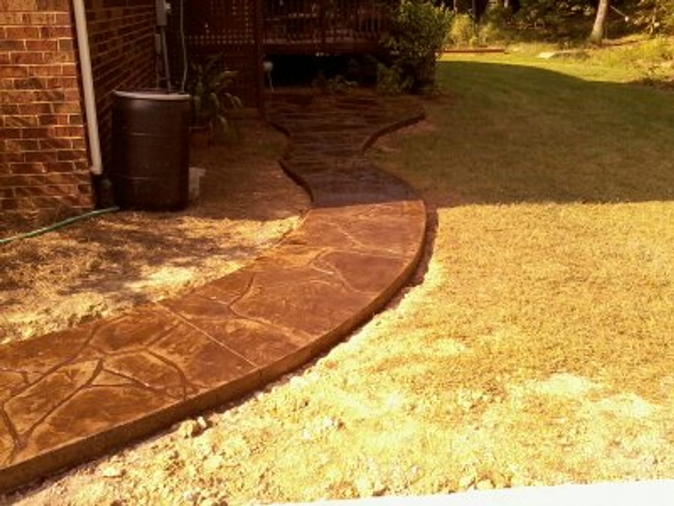 Stamp Concrete and color