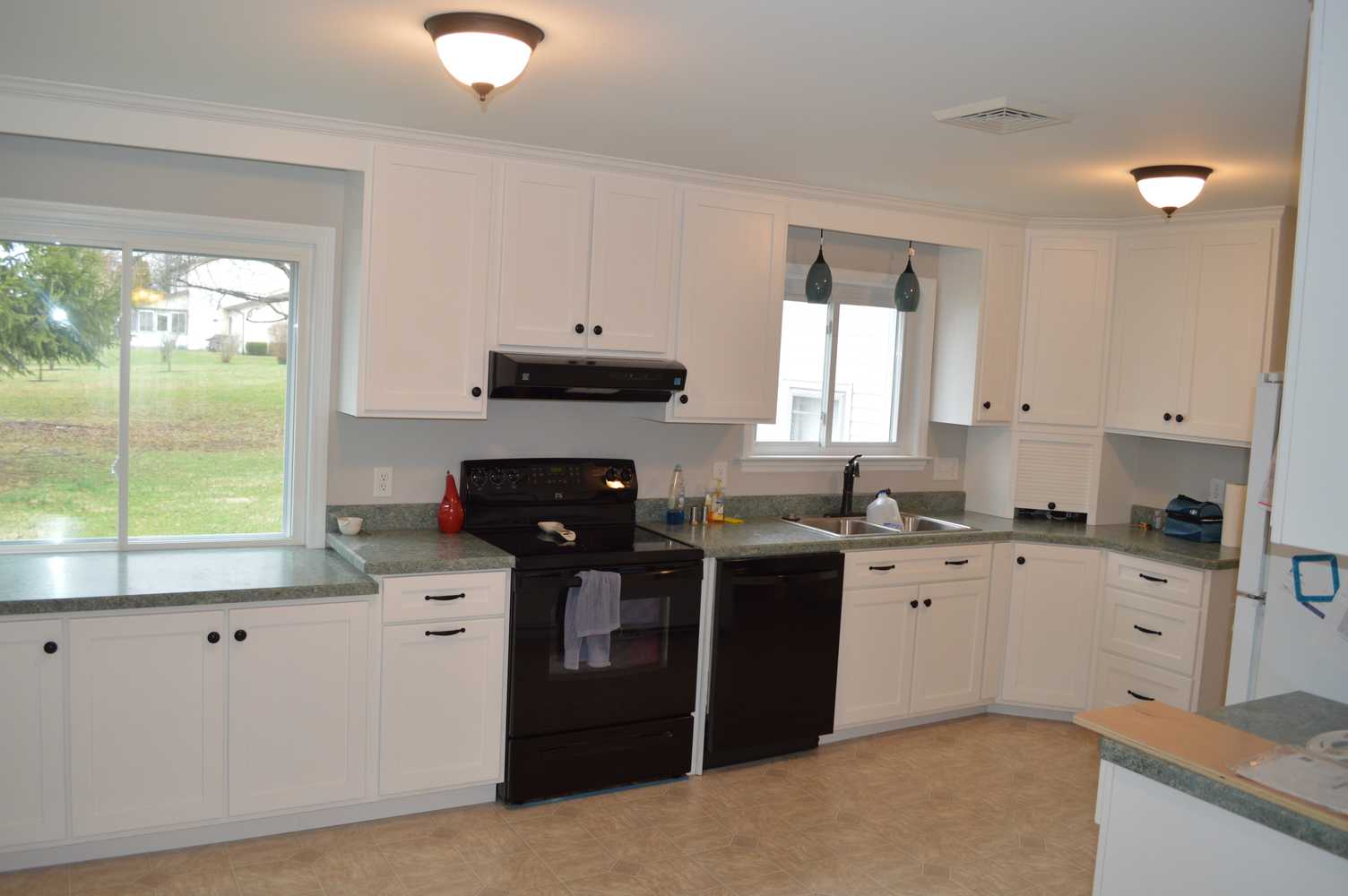 White and Gray Kitchen