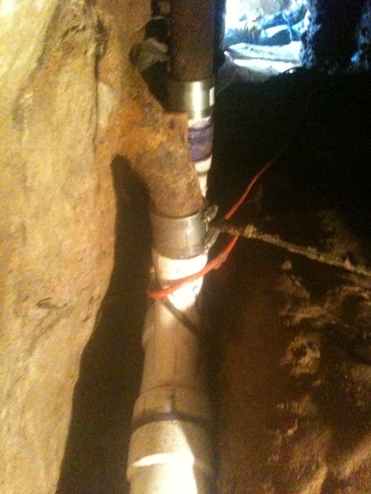 Under slab tunnels