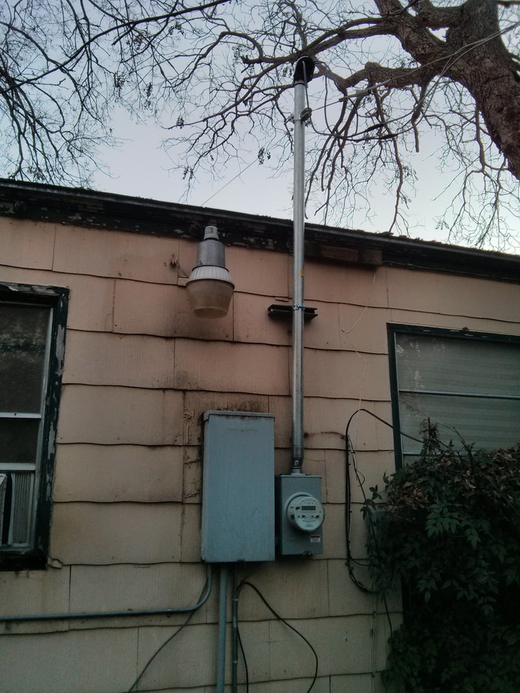 Tree damage/Service Riser repair