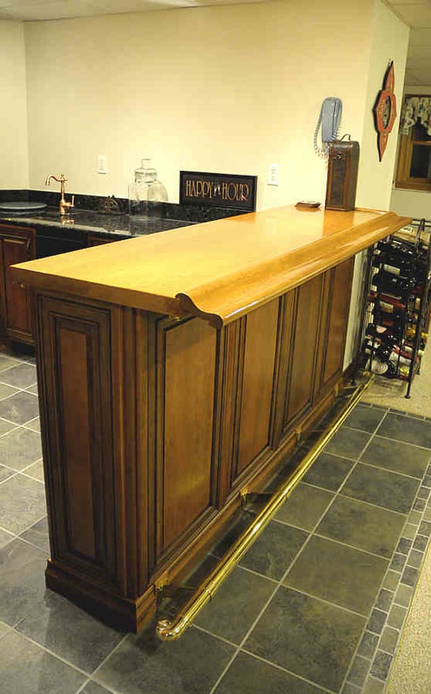 Custom home bar