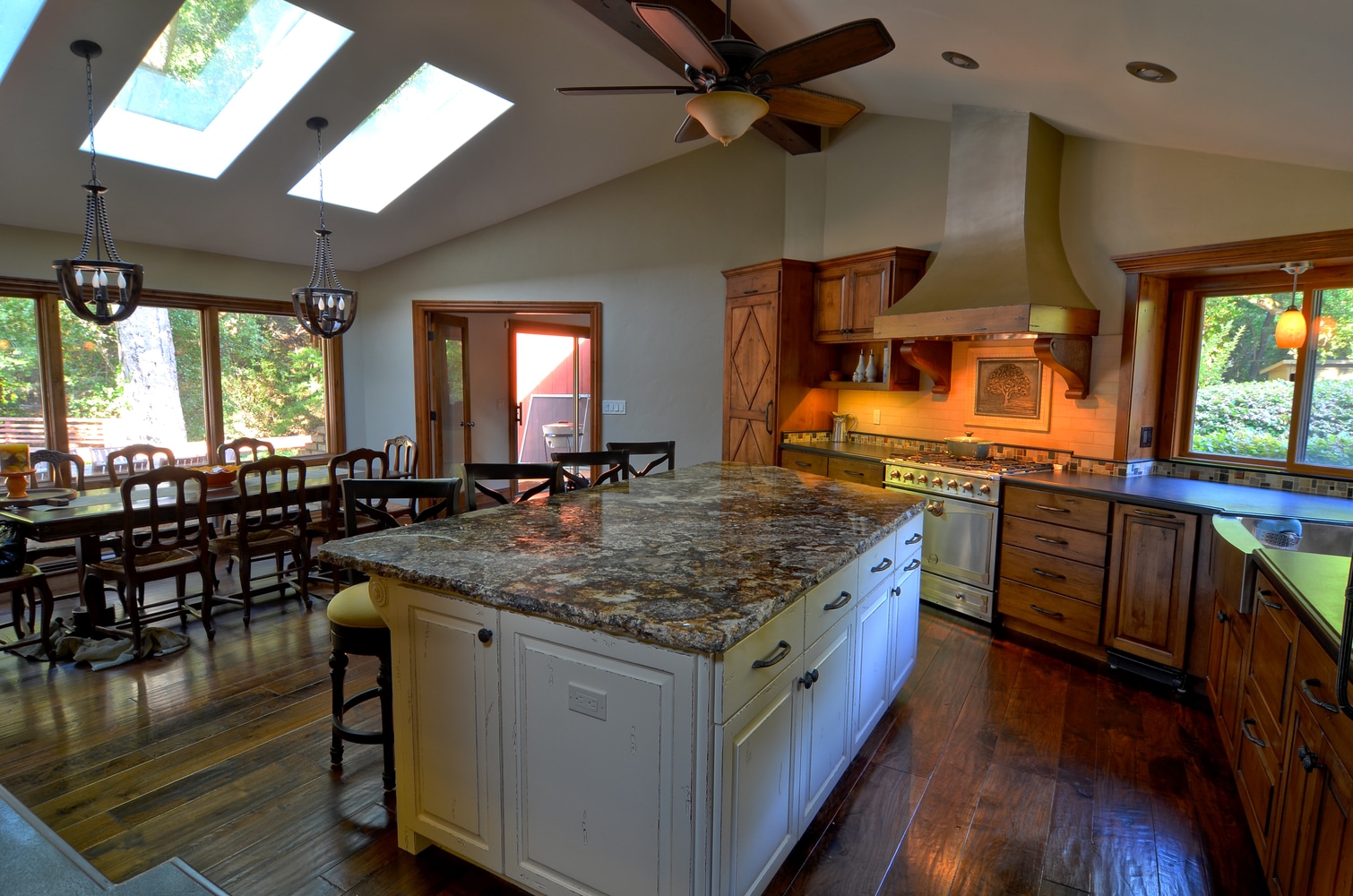 Los Altos Custom Rustic Kitchen