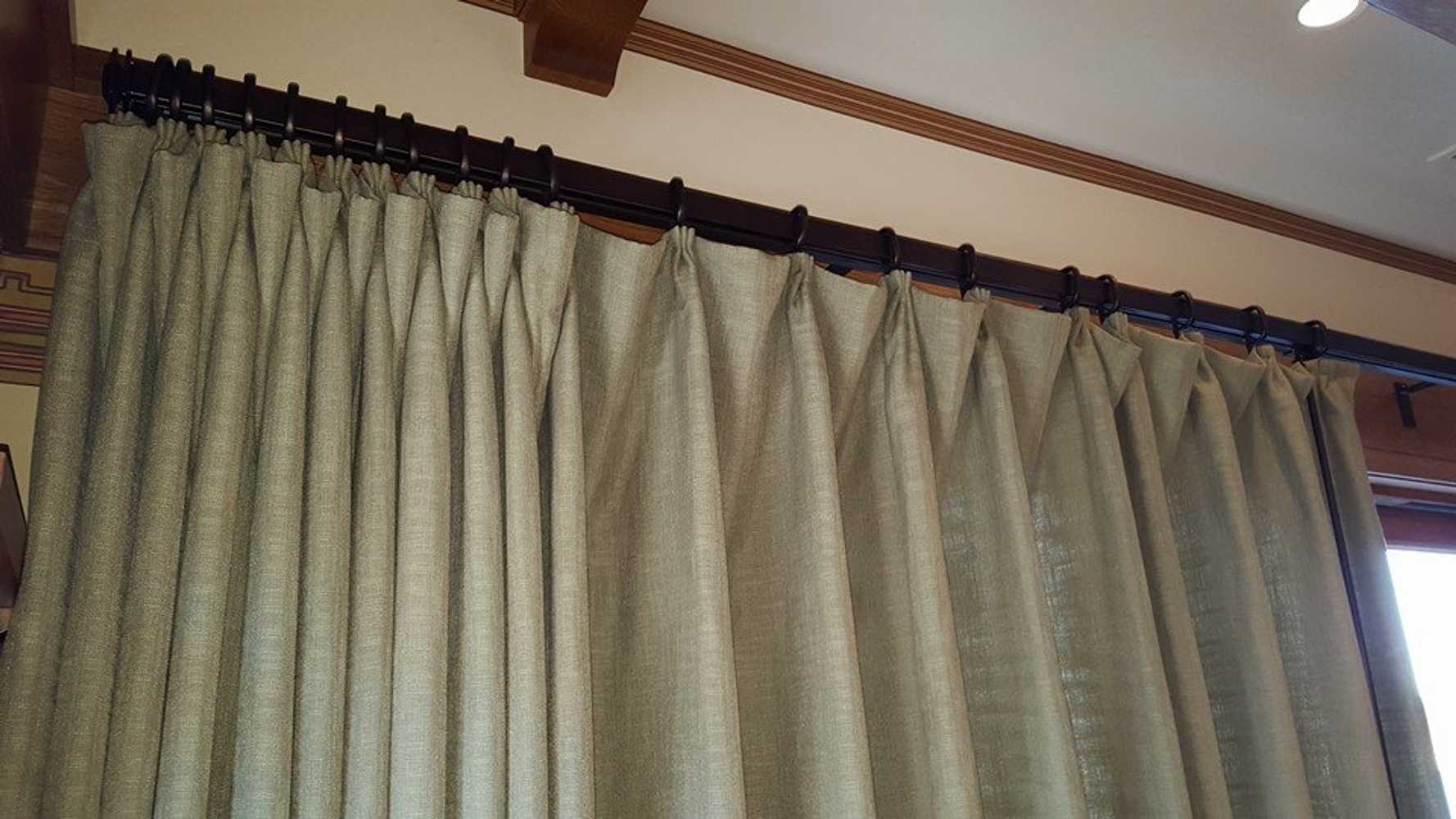 Completed Window Covering Treatments