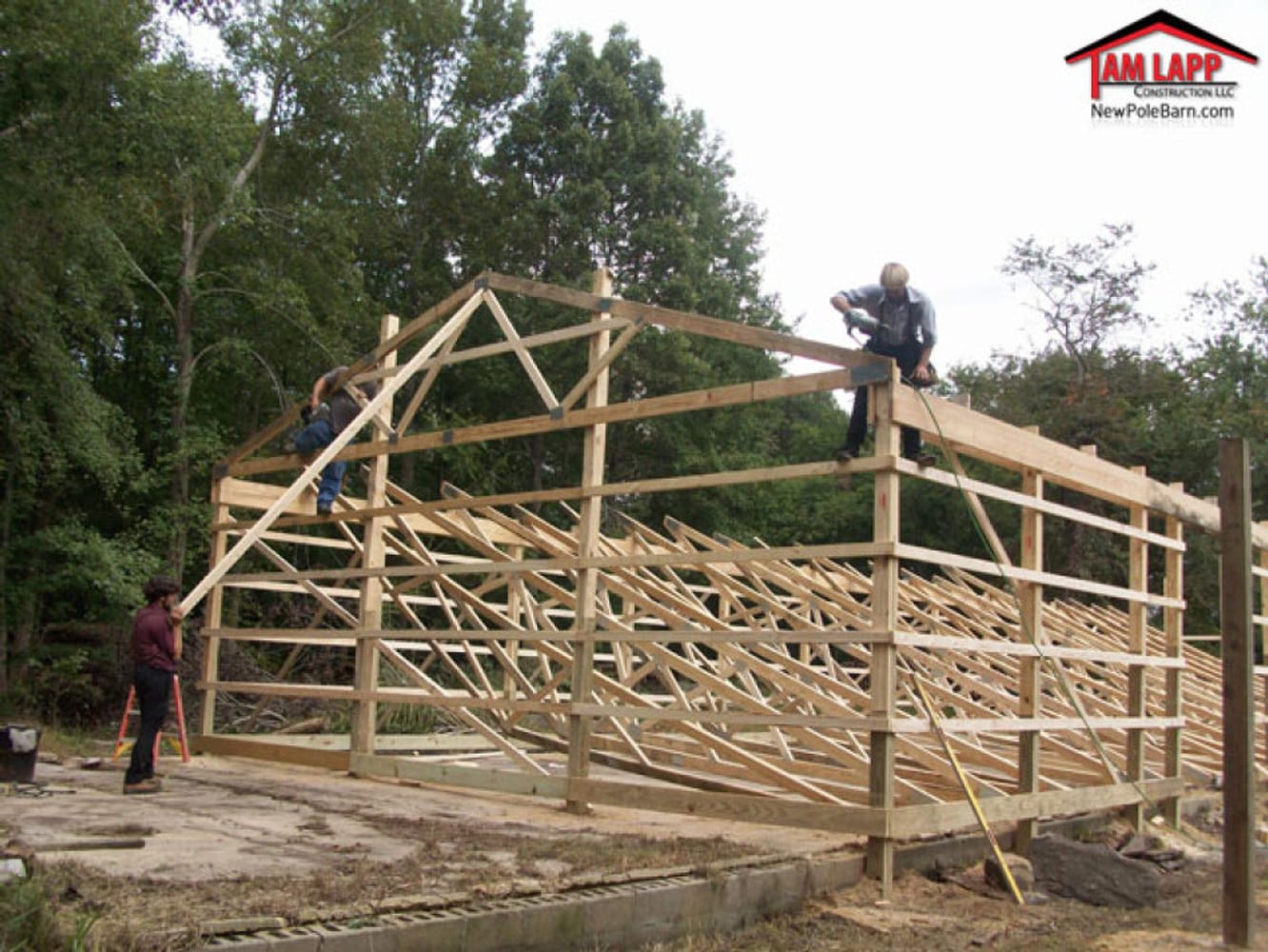 30'W x 90'L x 10'H Agricultural Pole Building in Freehold, New Jersey