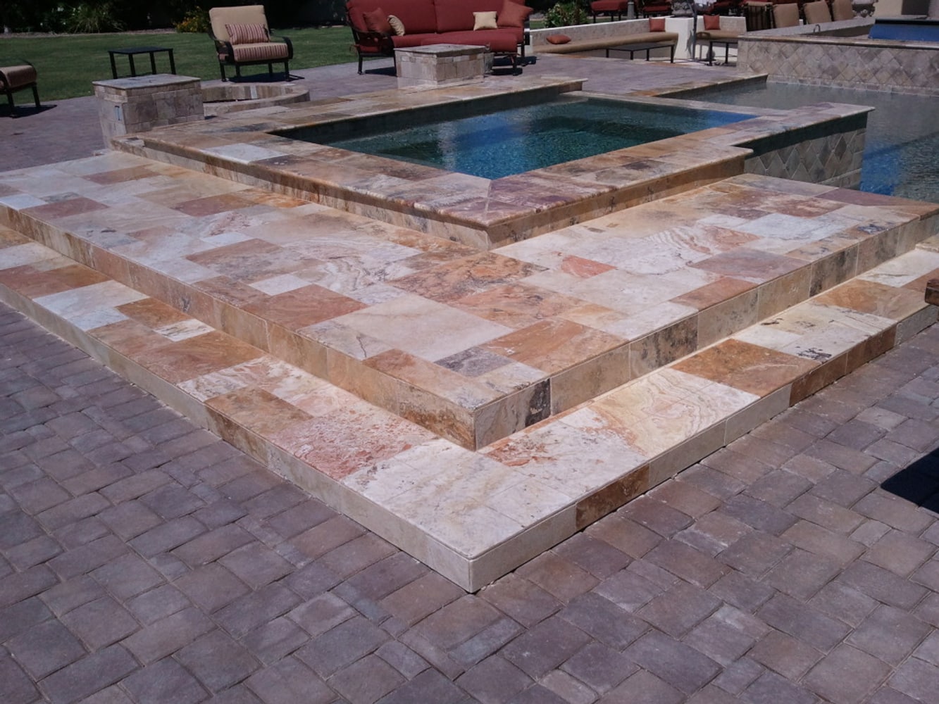 WE CLEAN AND SEAL PAVERS FLAGSTONE SLATE AND ALL EXTERIOR FLOORING AZ