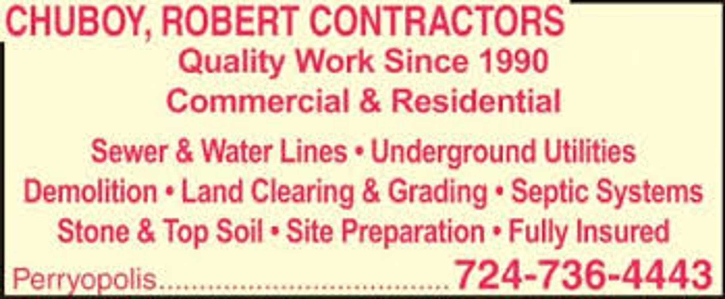 Photo(s) from Robert Chuboy Contracting