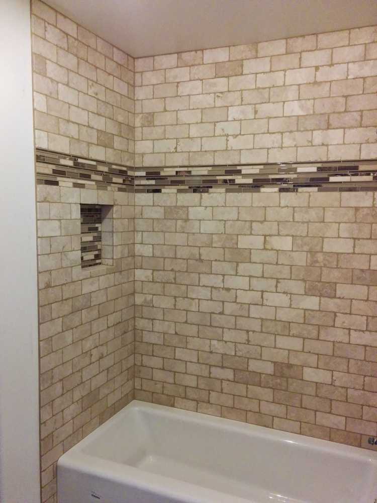 Tub shower floor combo