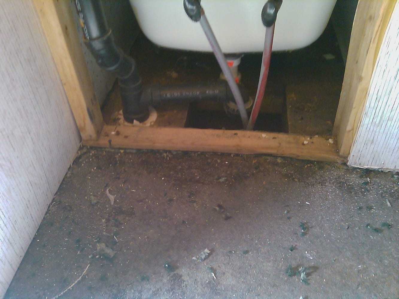 Complete renovation due to mold infestation. 