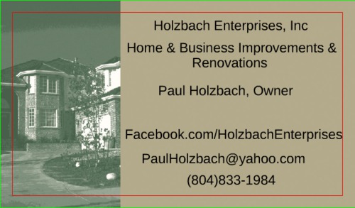 Holzbach Enterprises Inc... Home and Business Renovation and Improvements