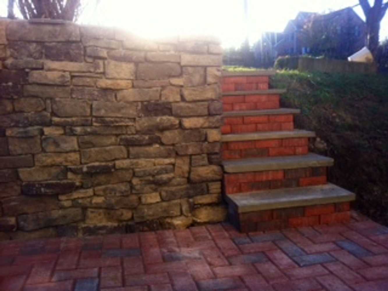 stone veneer work