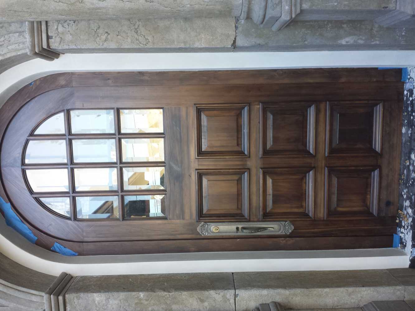 Radius Top English style door