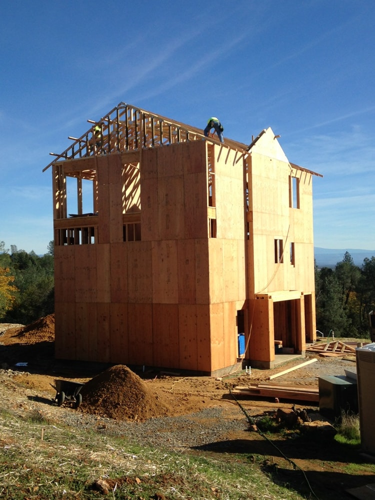 Three Story Wood Framed