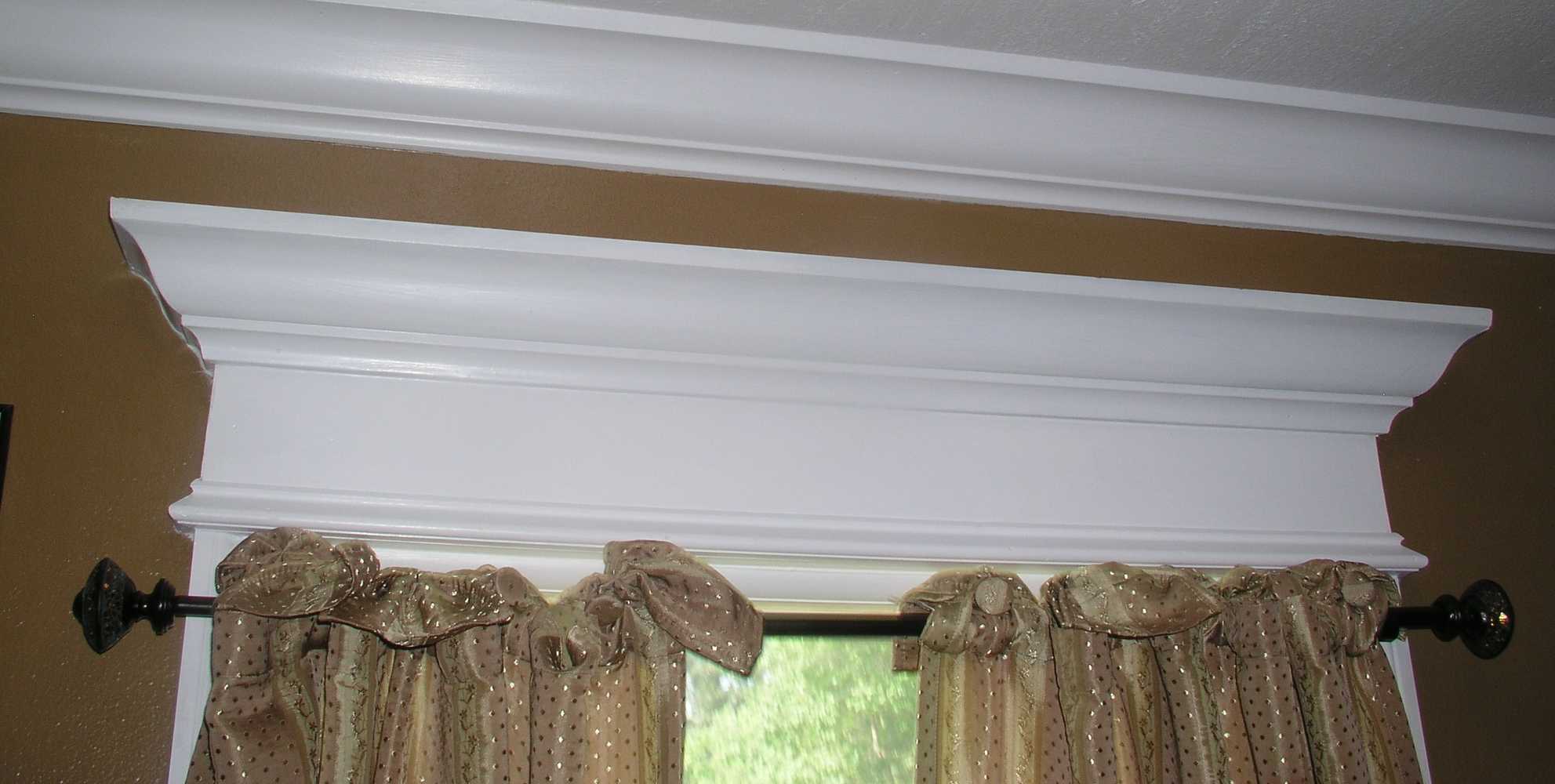 Crown molding, painting, and flooring