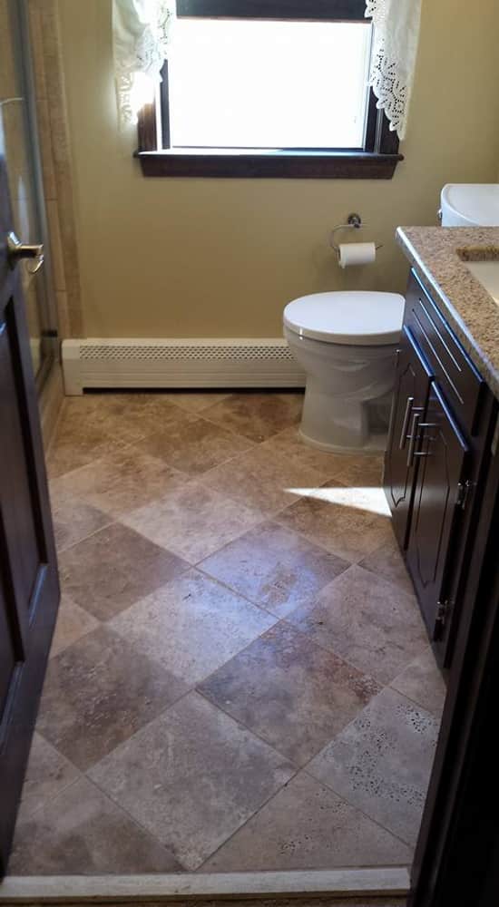 Master and half bath. remodel 