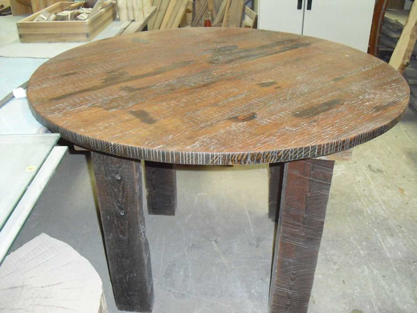 Rustic Round Table