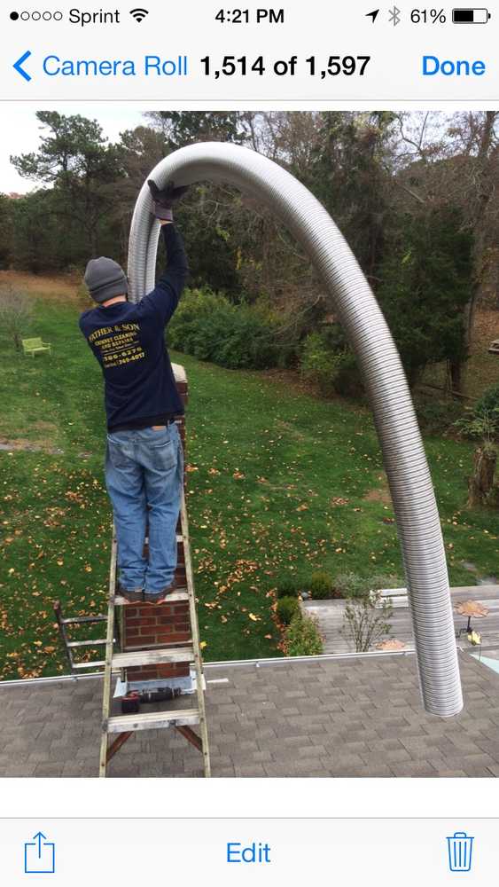 Photo(s) from father and son chimney sweep inc. liners east quogue newyork