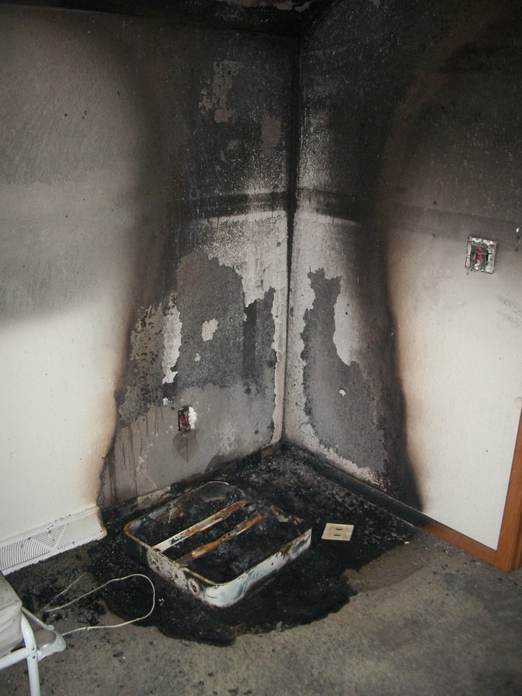 Fire Damage Before & After Photos from Aquire Restoration, Inc.