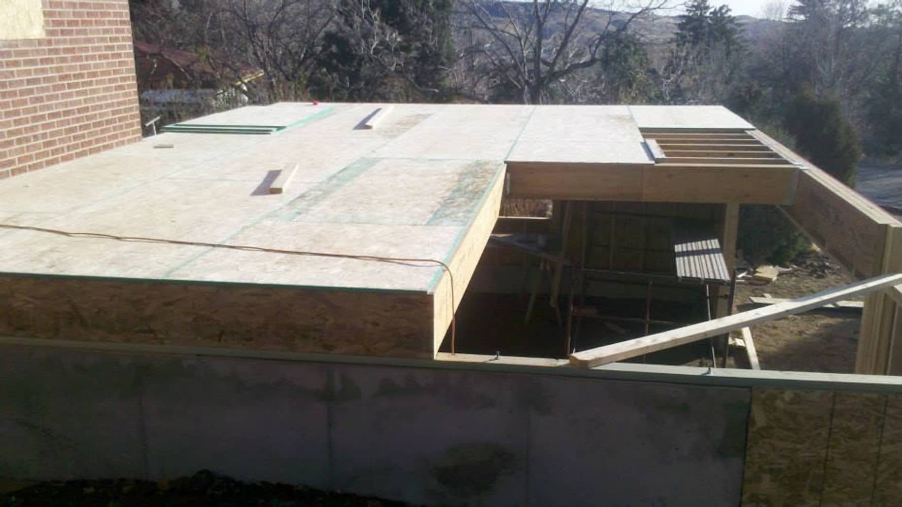 Master suite and garage addition 