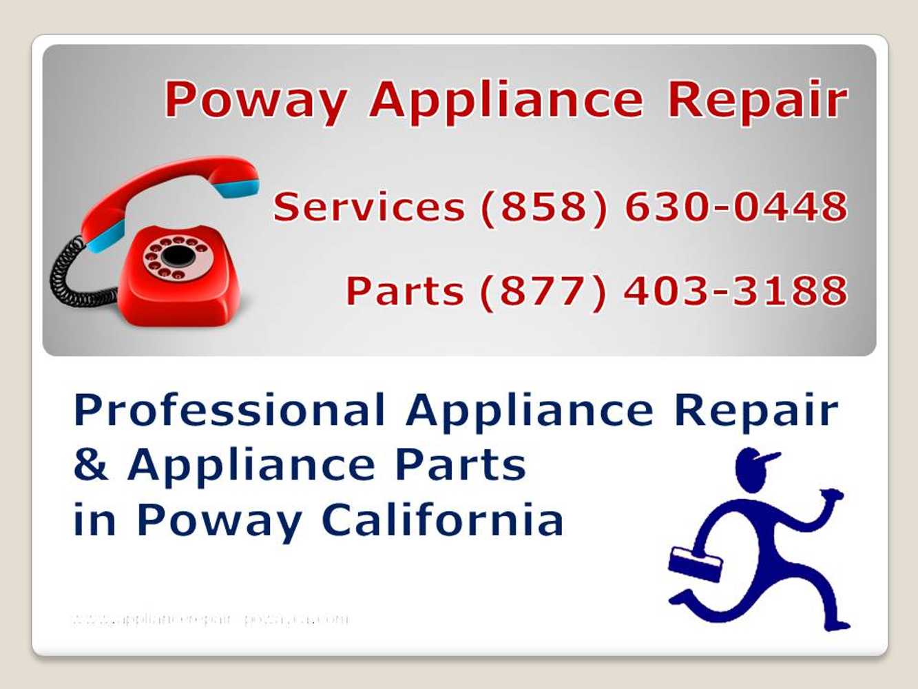 Professional Appliance Repair in Poway Project